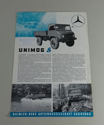 Prospektblatt mercedes benz - prospektblatt, mercedes-benz