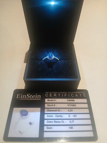 Einstein 14k weißgold ring - 14k,