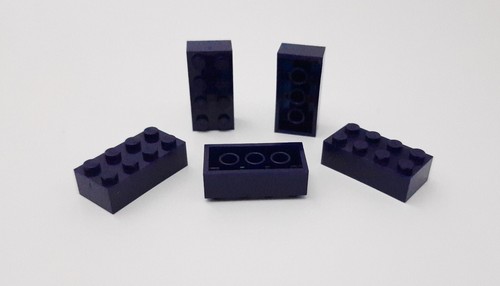 Lego 2x4 teststein violett - v,