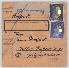 Deutsches Reich Paketkarte