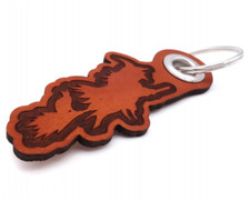 Schlüsselanhänger Hexe aus