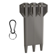 3in1 Dart Case Kunststoff Dartbox für 3 Dartpfeile Box Cover Halter Darts Hülle