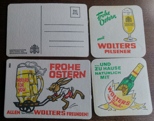 Bierdeckel wolters ostern - 4x,