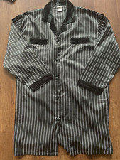 Basic Line Nachthemd Morgenmantel Hausmantel  Satin Gr. L/40/42 Dunkelgrün