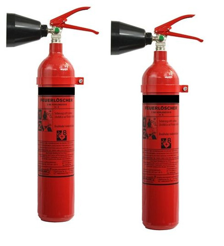 2kg co2 feuerlöscher - 2x,