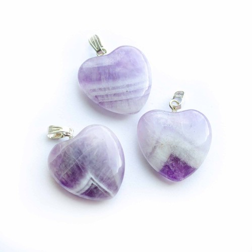 Chevron amethyst herz - amethyst,