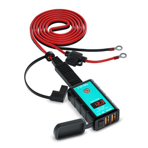 12v motorrad usb steckdose - usb, mit