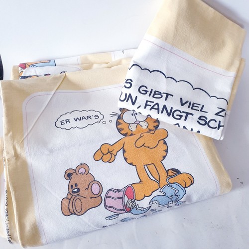 Garfield vintage bettwäsche - garfield,