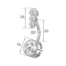 Bauchnabelpiercing 316L