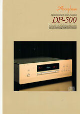 Faltblatt Prospekt Accuphase DP-500  B591