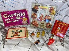 Konvolut GARFIELD Sammlung Odin Buch Figur Karten *** RARITÄT ***