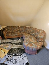 Ecksofa / Eckcouch gebraucht mit drehbarem Füßteil und Sessel