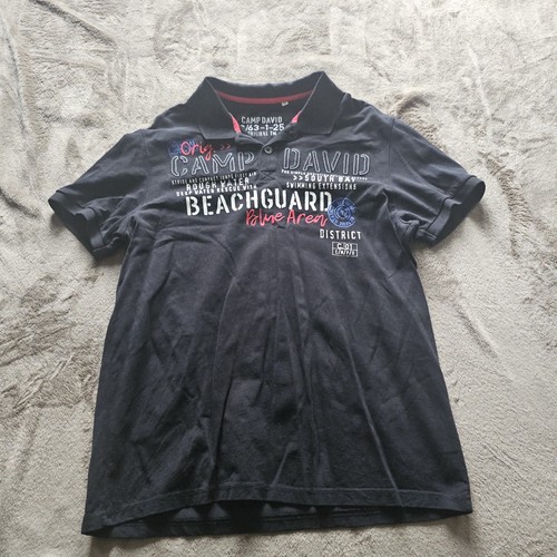 Camp david poloshirts schwarz - david,
