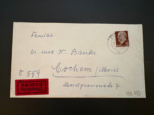 Ddr eilbrief ulbricht - 70, pfg