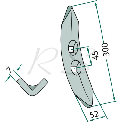 Schar 300x52x7mm - , f