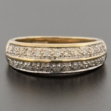 Cluster-Diamantring 9 kt
