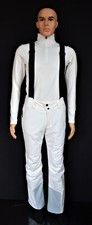 BOGNER F+I SCOTT HERREN SKI HOSE mit TRÄGER WEIß PANTS UVP 395 € Gr 50 L NEU