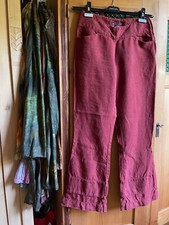 Hose Luzifer Berlin Gr. XS leichter schlag 100 % bestes naturgefärbtes Leinen 