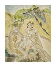 Erich Heckel Frau und Mädchen