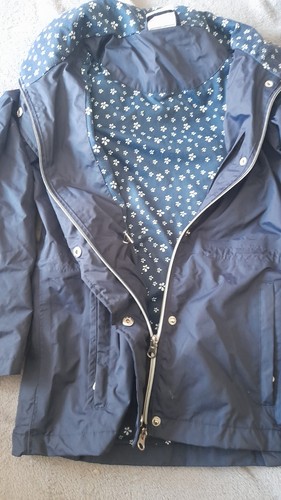 Mädchen jacke 140 dunkelblau - mädchen,