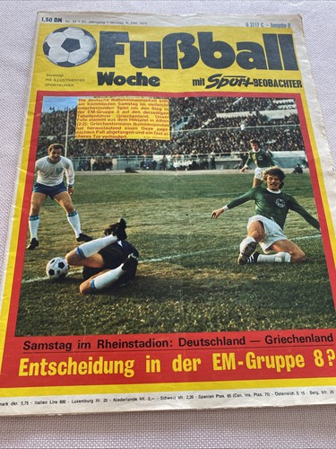 Fußball wochenr 1975 - fußball, wochenr.41/