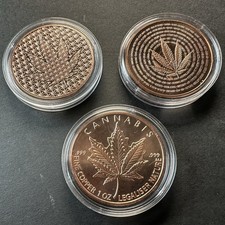 3x 1 OZ Kupfer MÜNZE | CU