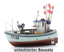 Artitec 50.154 - 1:87: Kleiner Fischkutter, Vollrumpf, Bausatz, unlackiert - NEU