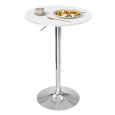 Bartisch Stehtisch Tresentisch höhenverstellbarer Tisch 70-91 cm MDF Metall 