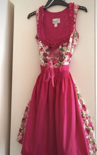 Dirndl pink trachtenkleid - dirndl,