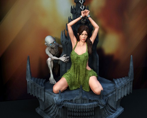 Arwen gollum lotr herr - arwen,, gollum,