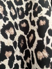 Leoparden Damen Kleid Gr. S-M Italien Designer Fashiondiaries