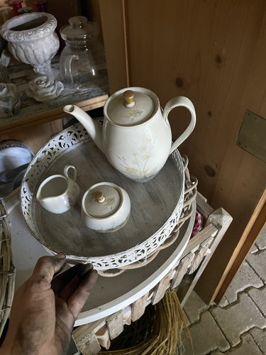 Antike teekanne kaffekanne mit - teekanne/kaffekanne,