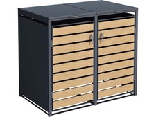 SCHARTEC Mülltonnenbox 2er