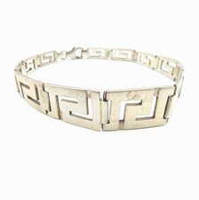 Griechisches Armband 925 Sterling Silber Ewigkeit Schlüssel Mäanderband Hellas