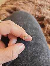 10K Gold Ring mit Diamantduft