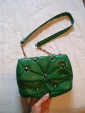 Zara Handtasche Grün Nieten