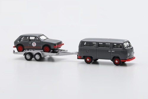 Schuco bulli anhänger - vw,