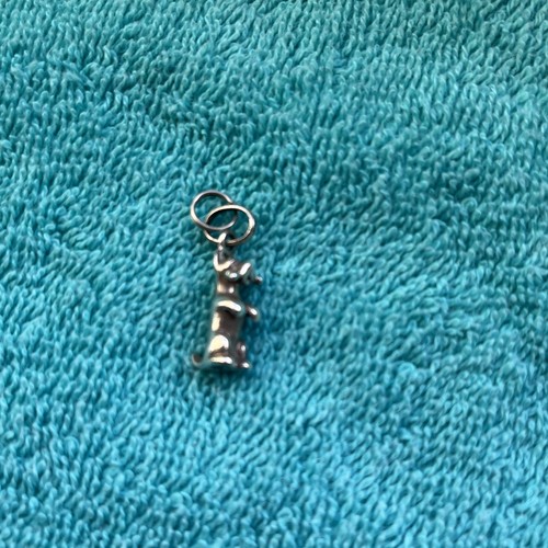 Sterling silber hund charm - hund, von