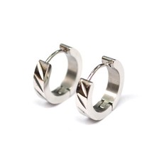 Edelstahl Creolen Schnapp