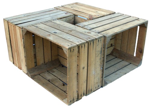 Massive obstkisten b ware - ,