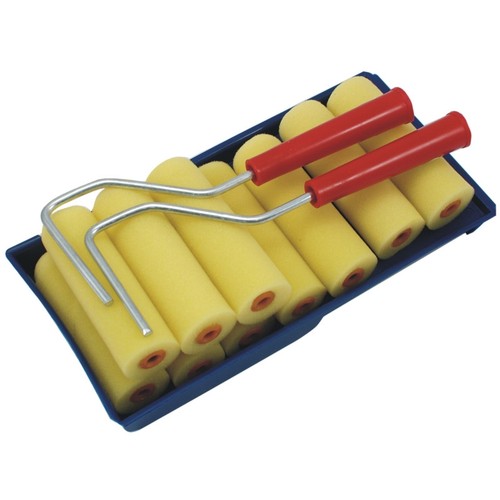 Tlg farbrollenset 100mm - 13-tlg.,