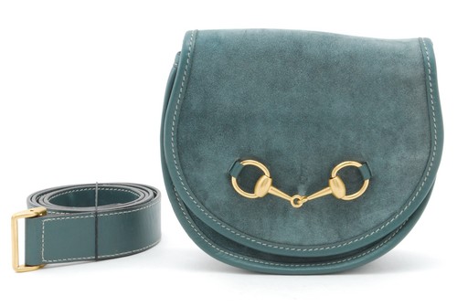 Gucci suede horsebit green - gucci,