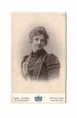 Cdv foto damenportrait - cdv,
