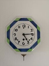 Spitzdekor Wanduhr Küchenuhr Art Deco Mechanisch Pendeluhr Jugendstil