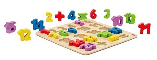 Holz zahlen puzzle - holz,
