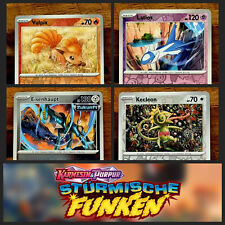 Pokemon "Stürmische Funken" - Große Auswahl an Reverse/Holo Einzelkarten Deutsch