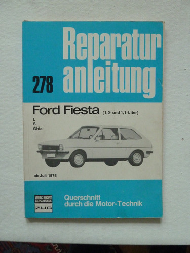 Reparaturanleitung 278 ford - 278,