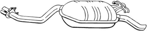 Bosal endschalldämpfer - bosal,