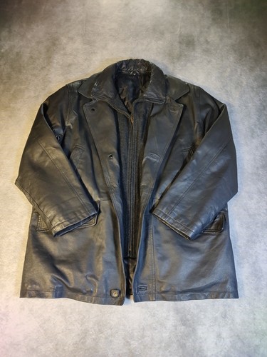 Herren lederjacke schwarz - herren,