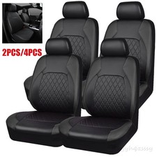 2-4Stk Autositzbezug Sitzschoner Sitzbezüge Schonbezug Vordersitze Sitzbezüge PU